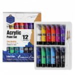 Keep Smiling Acrylic Paints 30ml Tube Set – 12 Colors