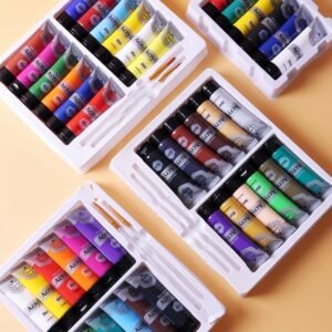Keep Smiling Acrylic Paints 30ml Tube Set – 12 Colors