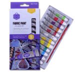 Keep Smiling Fabric Pinting Colors 12ml Vibrant 12-Colors set.