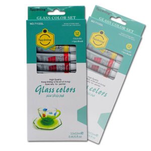 Keep Smiling Glass Pinting Colors 12ml Vibrant 12-Colors set.