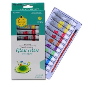 Keep Smiling Glass Pinting Colors 12ml Vibrant 12-Colors set.