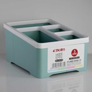 DL 5-Grid Desktop Pen And Pencils Organizer