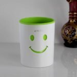 Smiley Face Plastic Pen Holder