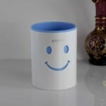 Smiley Face Plastic Pen Holder