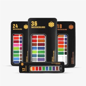Keep Smiling Watercolor 12 color Tin Set