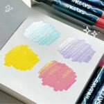 QUWOO Dual-Tip Dual-Color Glitter Marker Set - Image 2